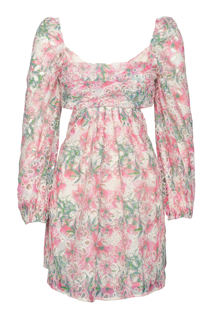 Carolina Mini Dress Poppy Print