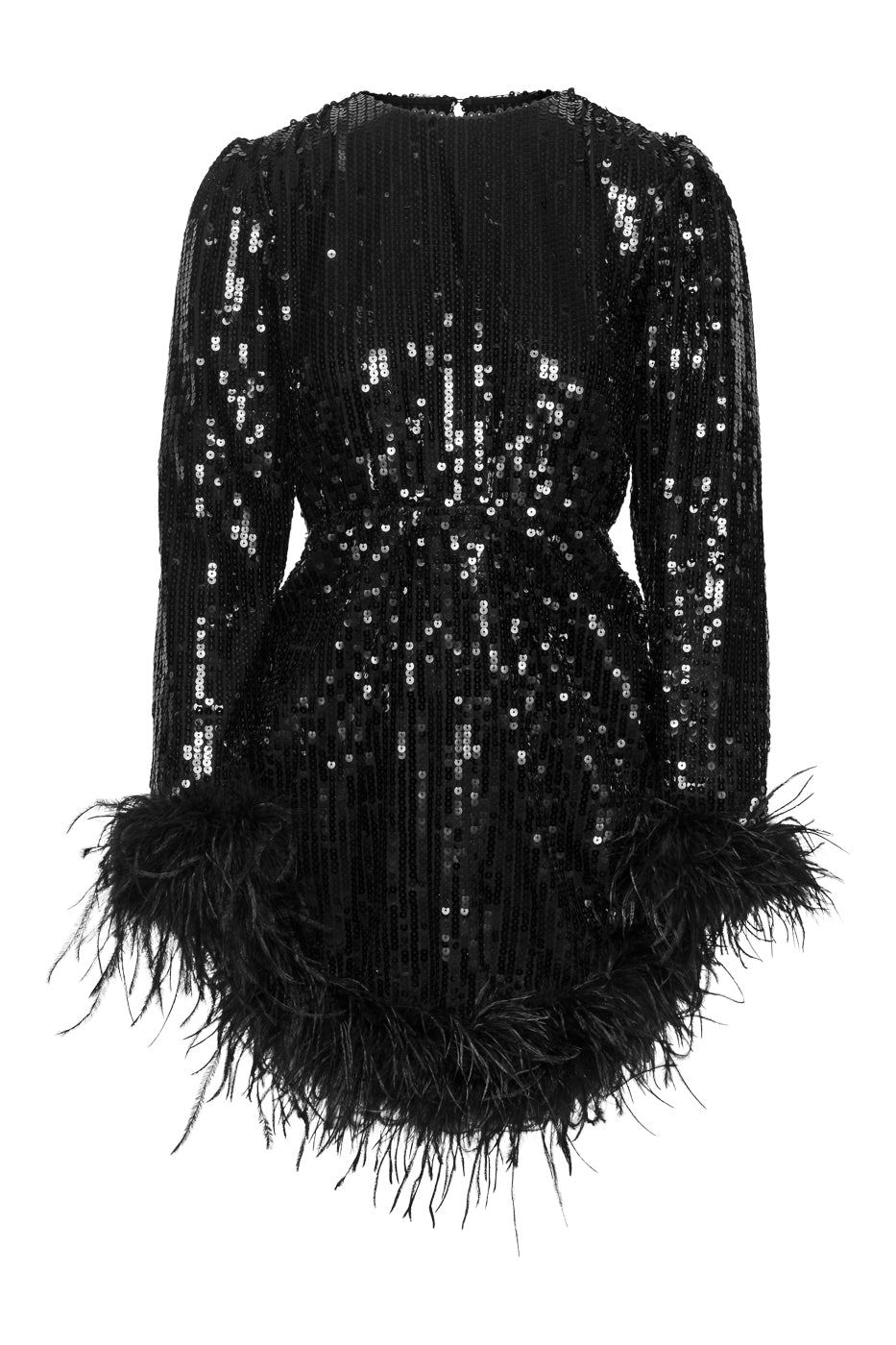Charly Dress Black Sequins