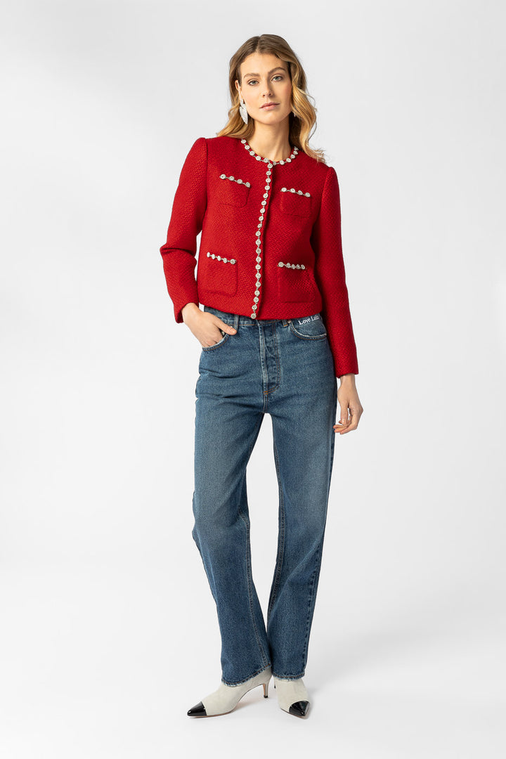 Elizabella Jacket Red