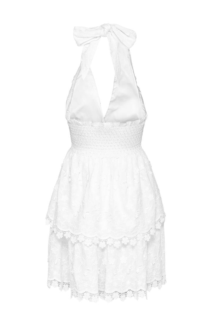 Evelyn Mini Dress White