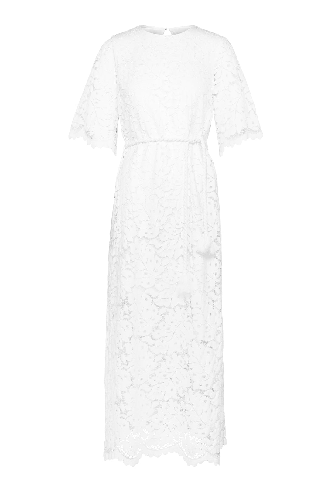 Flora Dress White