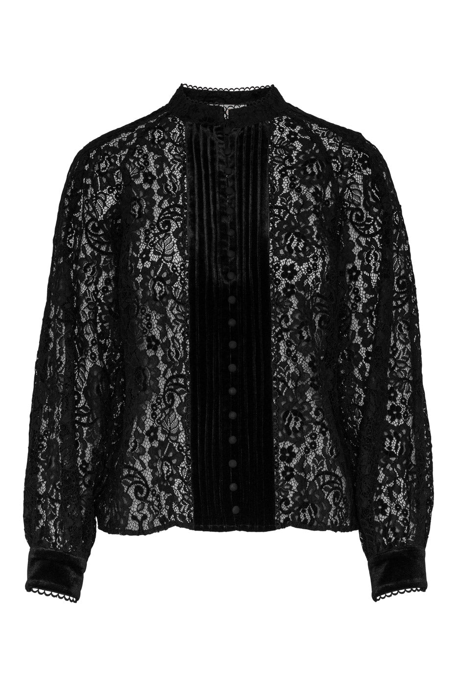 Inez Blouse Black Lace