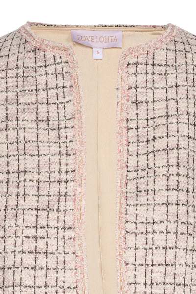 Lily Jacket Pink Squares