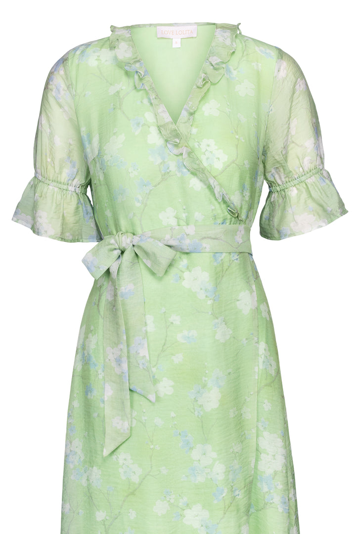 Sissy Maxi Dress Green Blossom