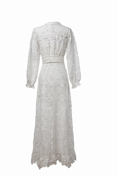 Lenna Maxi Dress White