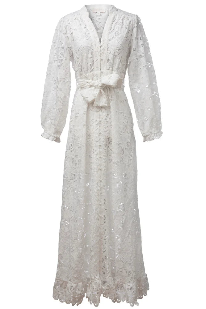 Lenna Maxi Dress White
