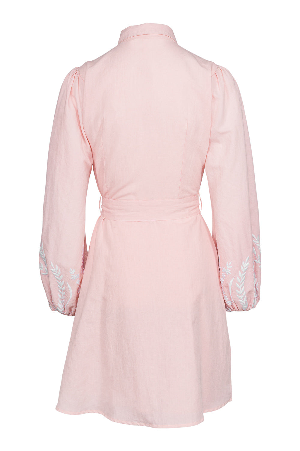 Berta Dress Light Pink w Embroidery