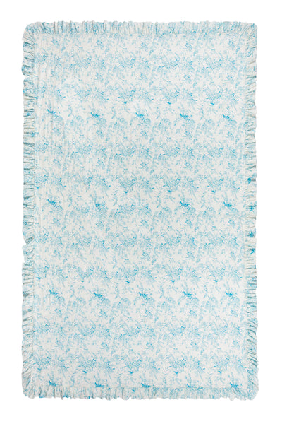 Sal Tablecloth Blue Sketch